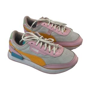 PUMA Girls' Future Rider Sneakers Size 5 Child